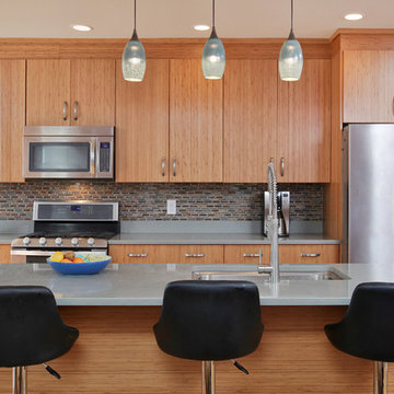 Mt. Airy, Philadelphia: Eclectic Kitchen Design-Build with Island Sink