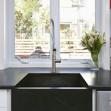 Mt. Airy, Philadelphia: Modern Flair to Galley Kitchen Remodel