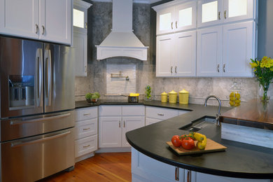 Mid-sized transitional kitchen photo in Other