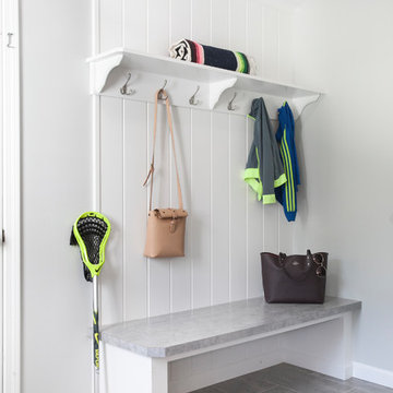 Mudroom Bench and Hooks