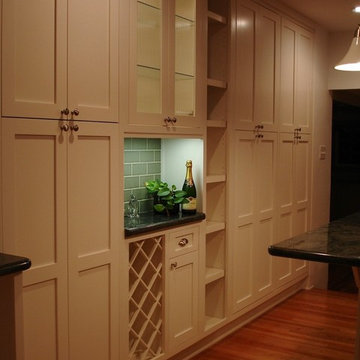 Multi-Functional Kitchen Storage Wall