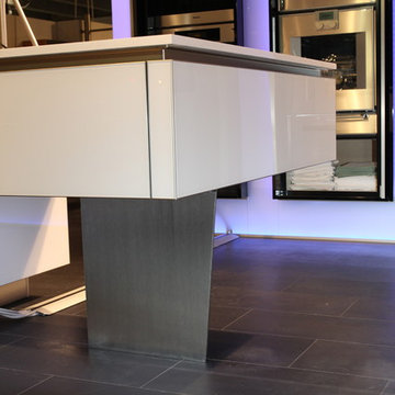 Munich, Germany | Glass Fronts Kitchen and LED Backlighting