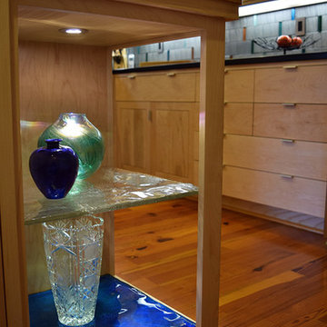 Murano glass shelves