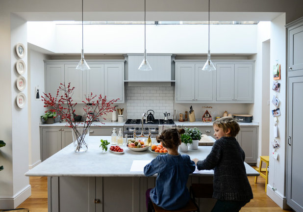 Transitional Kitchen My Houzz: Casual Comfort in a London Victorian