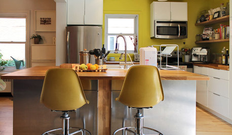 My Houzz: Color and Creativity Energize a Midcentury Home