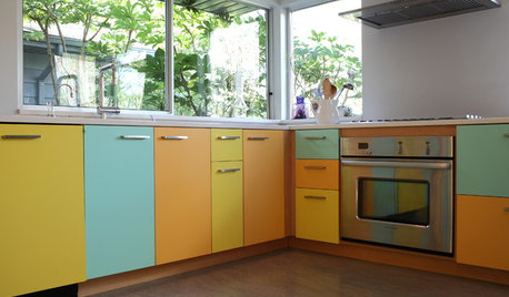 My Houzz: A Sherbet-Colored Kitchen and a Spa-Like Bath