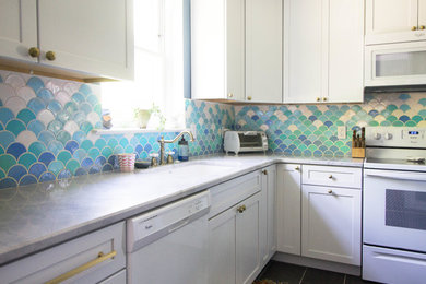Inspiration for an eclectic kitchen remodel in Philadelphia