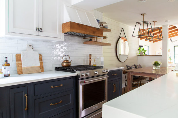 Transitional Kitchen by Rachel Loewen Photography