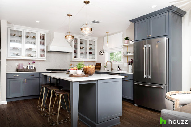 Transitional Kitchen by Stephanie Gamble Interiors