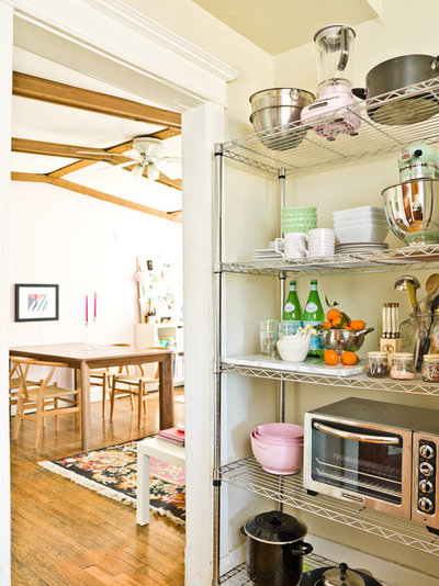 Eclectic Kitchen My Houzz: Feminine Chic Charms in a Chicago Rental