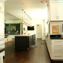 Desk area in kitchen