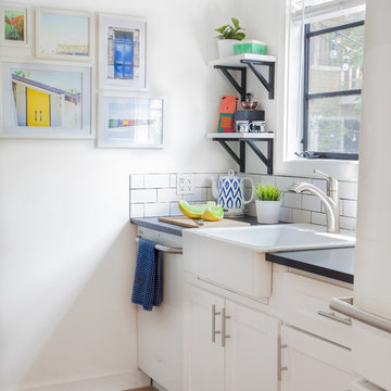 My Houzz: Minimal Meets Boho Style in a 570-Square-Foot Rental