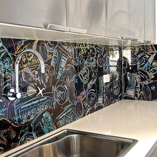 Photo of an eclectic kitchen in Adelaide.