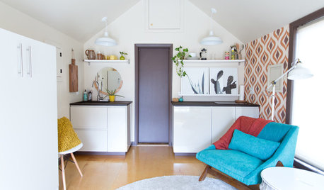 My Houzz: Retro Style in a Detached Garage-Turned-Tiny Home