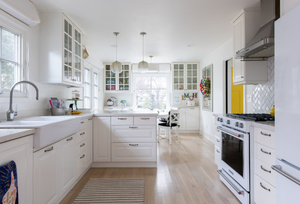 Transitional Kitchen My Houzz: Sweet Christmas Charm in a Renovated 1949 Home in California