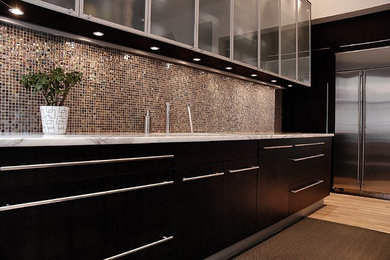 Photo of a contemporary kitchen in New York.