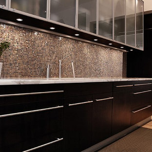 Inspiration for a contemporary kitchen remodel in New York
