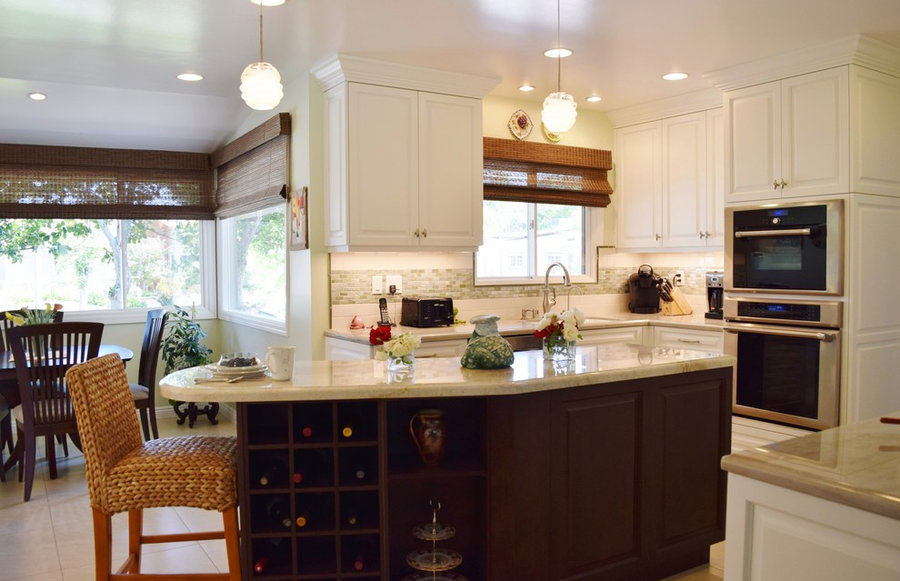My Transitional Kitchen Design for a Client in Woodland Hills, Ca.