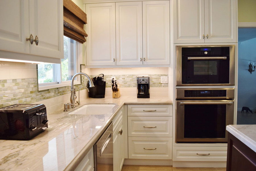 My Transitional Kitchen Design for a Client in Woodland Hills, Ca.