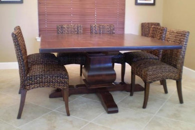 Inspiration for a craftsman dining room remodel in San Luis Obispo