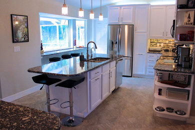 Inspiration for a cottage kitchen remodel in Miami