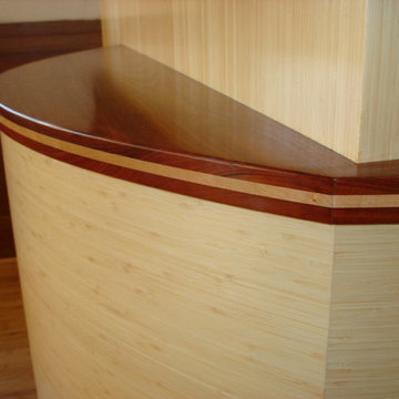 Natural bamboo with a jatoba accent