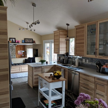 Natural Cabinet Kitchen Remodel - Salt Lake City