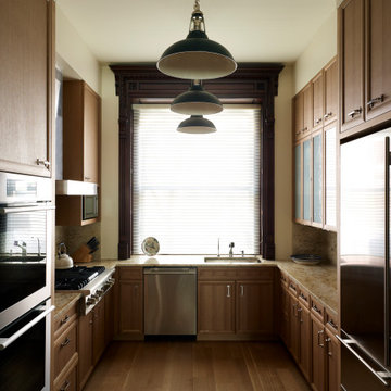 Natural light fills this kitchen