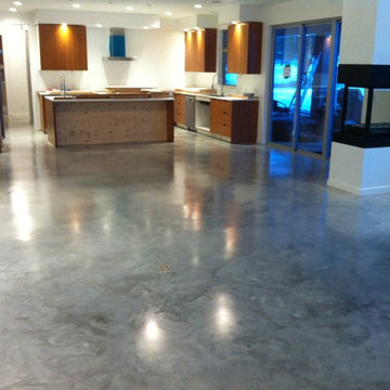 Naturally polished concrete floors - by MODE CONCRETE in Kelowna BC