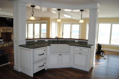 Inspiration for a coastal kitchen remodel in Portland Maine
