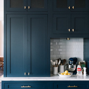 Navy Blue Kitchen Design, Alexandra Lauren Interior Design, Jackson, Tennessee
