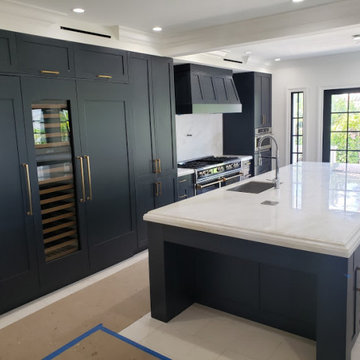 Navy Blue Kitchen