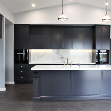 Navy Blue kitchens by Flair