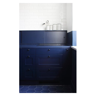 Navy Blue - Industrial - Kitchen - London - by Ola Jachymiak Studio ...