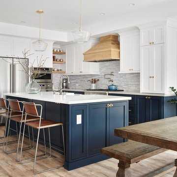 Navy is a Neutral Ranch Remodel & Addition
