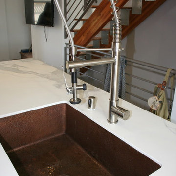 Neolith and Native Trails Copper Sink