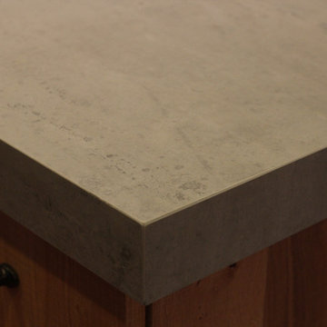 Neolith Beton Countertop with 2.5" Drop Mitre Edge