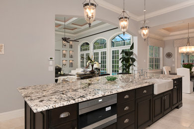 Neutral Color Granite Kitchen