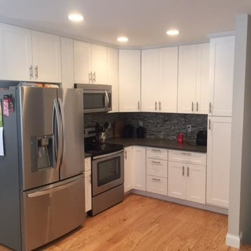 New Construction White Shaker Cabinets