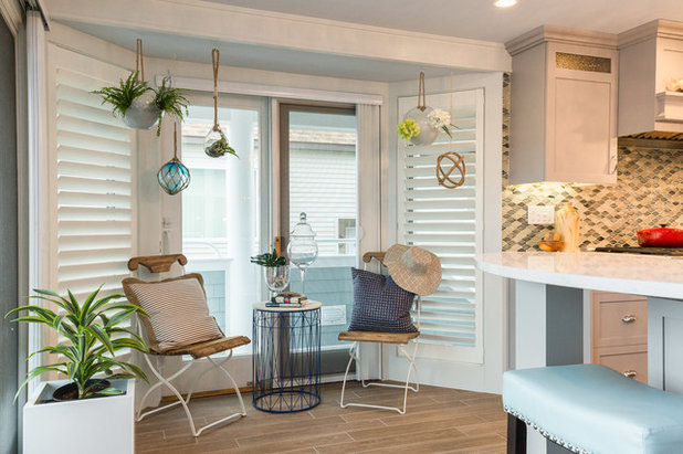 Beach Style Kitchen by New England Design Elements