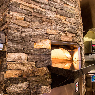 New England Stone Fireplace and Stone Oven at Copper Door Restaurant