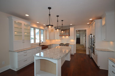 Inspiration for a large cottage kitchen remodel in Grand Rapids