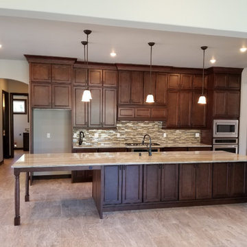 New House Build Showcasing York Chocolate Cabinets #
