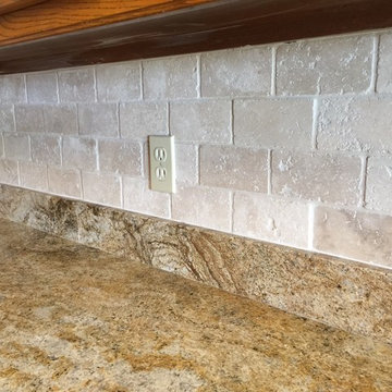 New Kitchen Canyon, TX Granite and Backplash