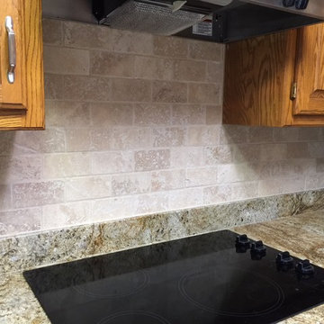 New Kitchen Canyon, TX Granite and Backplash