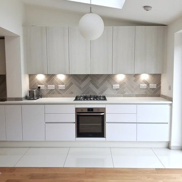 New kitchen in shades of white