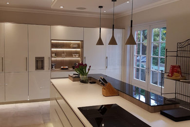 Contemporary kitchen in Surrey.