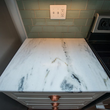 New Super White Quartzite with a Leathered Finish