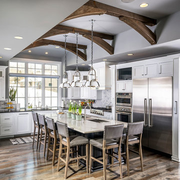 New Traditional with Soaring Ceilings