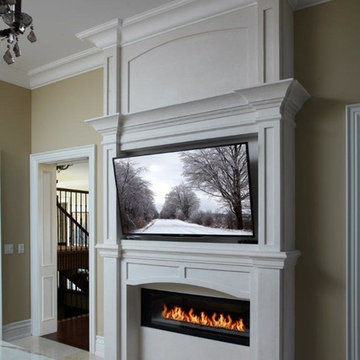 New York Linear fireplace mantel